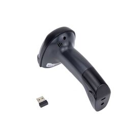 Equip Wireless 1D Laser Barcode Scanner with Stand | 2.4GHz USB Dongle | 200 Scans/sec | IP54 | Auto Scan | Black, image , 2 image