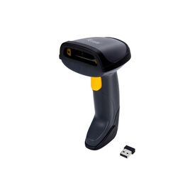 Equip Wireless 1D Laser Barcode Scanner with Stand | 2.4GHz USB Dongle | 200 Scans/sec | IP54 | Auto Scan | Black, image 
