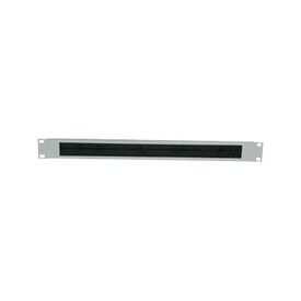 Intellinet 19" Cable Entry Panel, 1U, with Brush Insert, | 712477