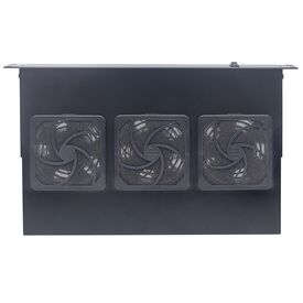 Intellinet 3-Fan Ventilation Unit for 19" Racks, 1U, Bla | 712668