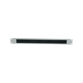 Intellinet 19" Cable Entry Panel, 1U, with Brush Insert, | 712767