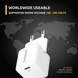 Intenso W30C - Power adapter - GaN - 30 Watt - 3 A - PD | 7803022