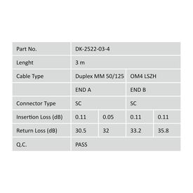 DIGITUS Professional - Patch cable - SC multi-mode | DK-2522-03-4