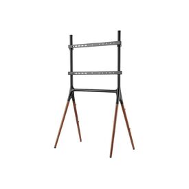 LogiLink - Stand - for LCD TV - aluminium, steel, walnut | BP0078