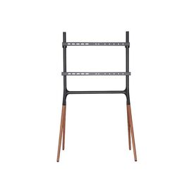 LogiLink - Stand - for LCD TV - aluminium, steel, walnut | BP0078