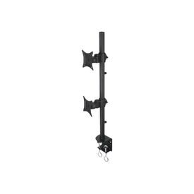 TECHly - Mounting kit - for 2 monitors - black -  | ICA-LCD-350-D