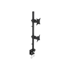 TECHly - Mounting kit - for 2 monitors - black -  | ICA-LCD-350-D