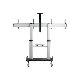 StarTech.com Dual TV Cart for 37-60in VESA TVs up to | STNDMTVDUO