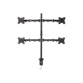 Lindy Quad Display Bracket w/ Pole & Desk Clamp - Mountin | 40659