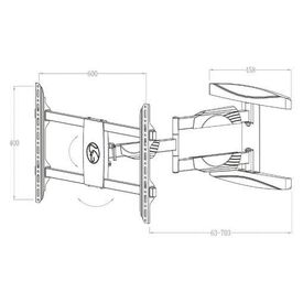 HAGOR BrackIT L - Mounting kit (wall bracket) - for LCD di | 1985