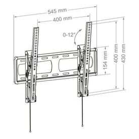 HAGOR BL Tilt 400 - Mounting kit (wall mount) - for flat p | 8415