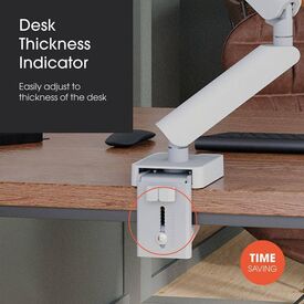 Vogel's MOMO 2237 Monitor Arm Motion for 2 monitors (white)