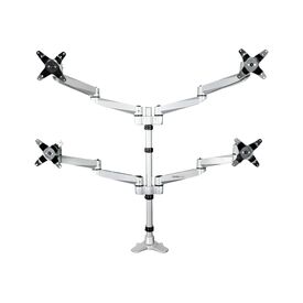 StarTech.com Desk Mount Quad Monitor Arm, Premium Art | ARMQUADPS