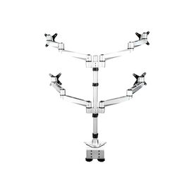 StarTech.com Desk Mount Quad Monitor Arm, Premium Art | ARMQUADPS