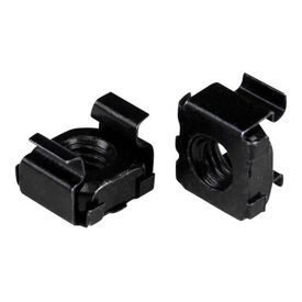 StarTech.com M6 Cage Nuts 50 Pack, Black M6 CABCAGENUT6B