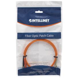 Intellinet Fiber Optic Patch Cable, OM2, LC/ST, 3m, Oran | 470421