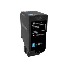 Lexmark High Yield cyan original toner cartridge LCCP 74C0H20