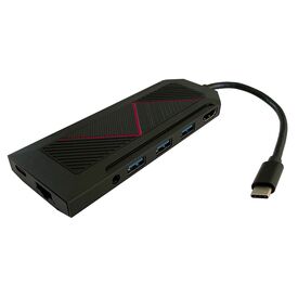 LC-Power LC-HUB-C-MULTI-6-RGB / USB 3.2 Gen 2 (3.1 Gen 2) Type-C