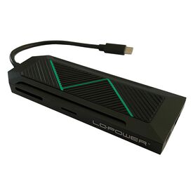 LC-Power LC-HUB-C-MULTI-6-RGB / USB 3.2 Gen 2 (3.1 Gen 2) Type-C