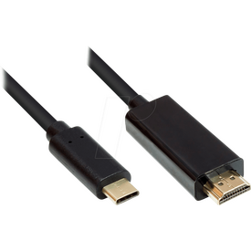 Good Connections GC-M0100 - 1 m - HDMI Type A (Standard) - USB Ty