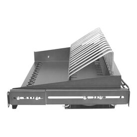 Digitus DN-97665 - Rack shelf - black, RAL 9005 - 1U - 19" - for