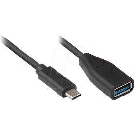 Good Connections 2811-OTG - 0.1 m - USB C - USB A - USB 3.2 Gen 1
