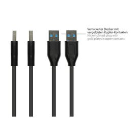 Good Connections 2831-AA010S - 1 m - USB A - USB A - USB 3.2 Gen
