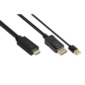 Good Connections HDMI-DP020 - 2 m - HDMI Type A (Standard) - Disp