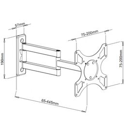 TECHly LED 100 - Mounting kit (swing arm wall moun | ICA-LCD-2903