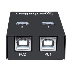 Manhattan USB-A Automatic Sharing Switch, 2x USB-B Ports | 162005