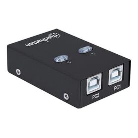 Manhattan USB-A Automatic Sharing Switch, 2x USB-B Ports | 162005