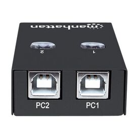 Manhattan USB-A Automatic Sharing Switch, 2x USB-B Ports | 162005