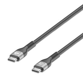 Manhattan USB-C to USB-C Cable (240W), 2m, Male to Male, | 356367