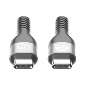 Manhattan USB-C to USB-C Cable (240W), 2m, Male to Male, | 356367