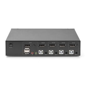 Digitus KVM Switch, 4x1 DP, DP Out,USB / USB / USB / D | DS-12891