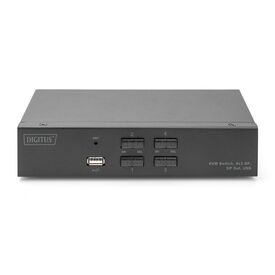 Digitus KVM Switch, 4x1 DP, DP Out,USB / USB / USB / D | DS-12891
