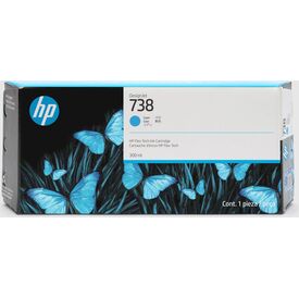 HP 738 - 130 ml - cyan - original - DesignJet - ink cart | 498N5A