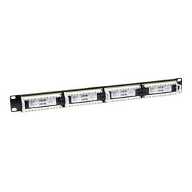 Intellinet Patch Panel, Cat6, UTP, 24-Port, 1U, Black -  | 520959