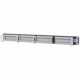 Intellinet Patch Panel, Cat6, UTP, 24-Port, 1U, Black -  | 520959
