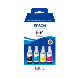 Epson EcoTank 664 - 4-pack - black, yellow, cyan, ma | C13T664640