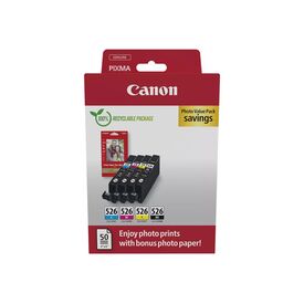 Canon CLI-526 C/M/Y/BK Photo Value Pack - 4-pack - 9 m | 4540B019