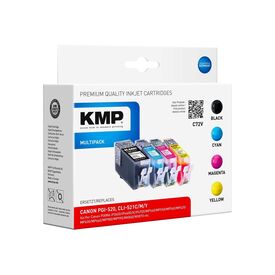 KMP MULTIPACK C72V - 4-pack - black, yellow, cyan, ma | 1508,0005