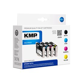 KMP MULTIPACK E107V - 4-pack - black, yellow, cyan, m | 1607,4005