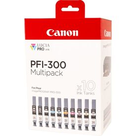 Canon PFI-MBK/PBK/CO/GY/R/C/M/Y/PC/PM 10 Ink Cartridge | 4192C008