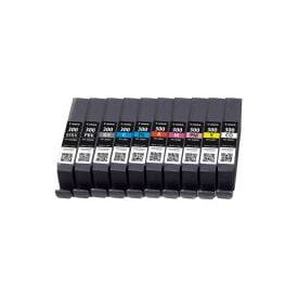 Canon PFI-MBK/PBK/CO/GY/R/C/M/Y/PC/PM 10 Ink Cartridge | 4192C008