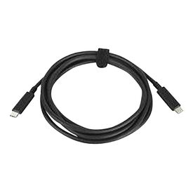 HP 100W - USB cable - 24 pin USB-C (M) to 24 pin USB-C  | 5AR72AA