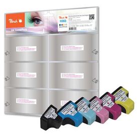Peach Combi-Pack - 6-pack - black, yellow, cyan, mage | PI300-507