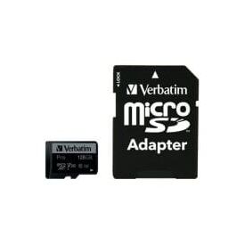 Verbatim PRO - Flash memory card (microSDXC to SD adapter | 47044