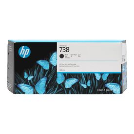 HP 738 - 300 ml - black - original - DesignJet - ink car | 498N8A