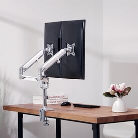LogiLink - Mounting kit - adjustable arm - for 2 LCD dis | BP0089